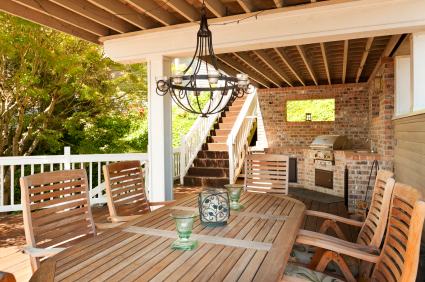 Deck building in Anna, TX by Trinity Builders